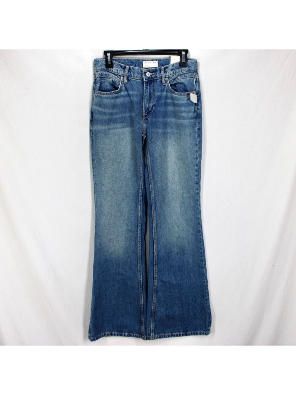 We the Free People West Coast Relaxed Flare Jeans Womens Sz 27 Blue Cotton Denim